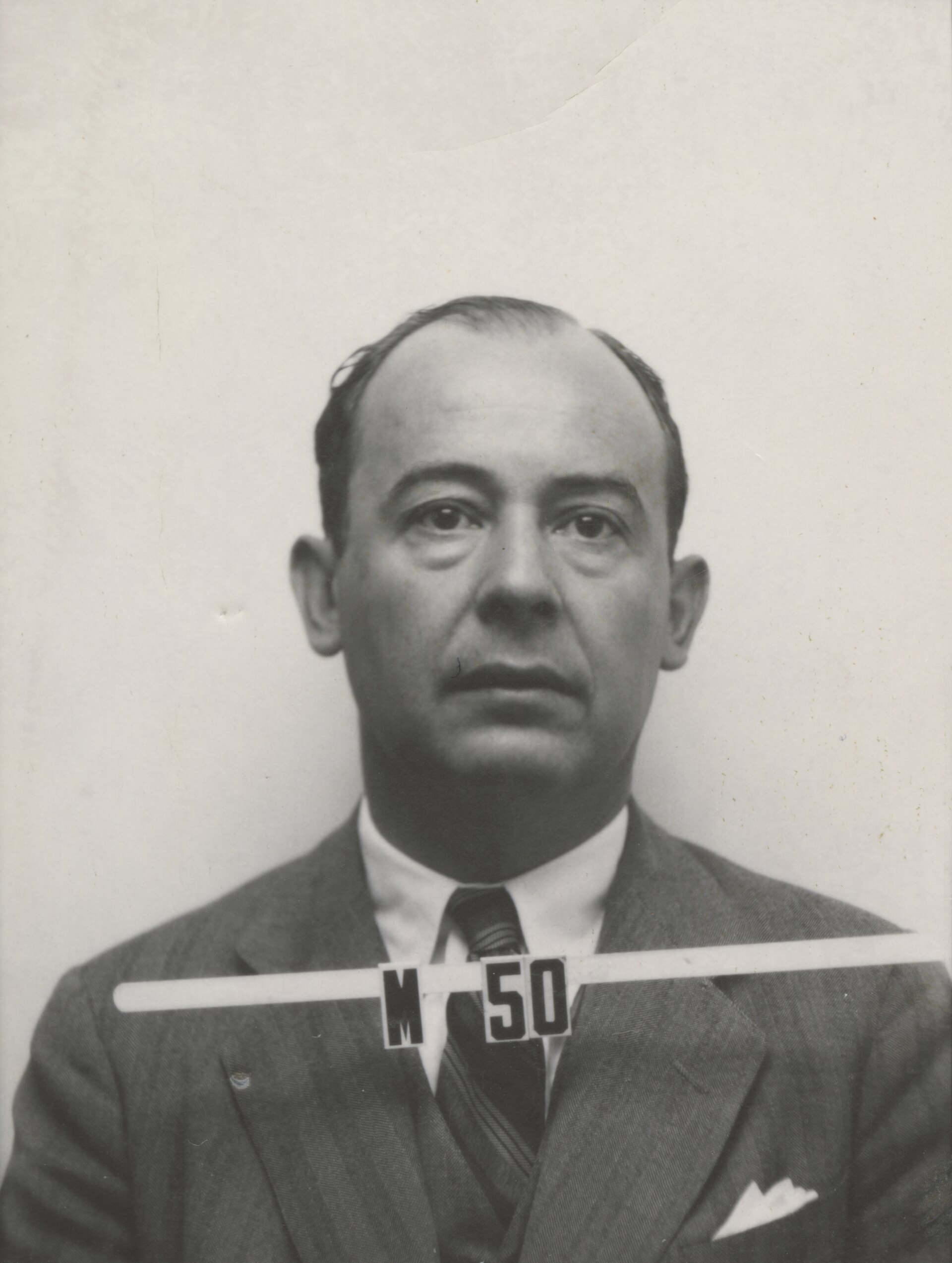 John von Neumann, Los Alamos identity badge photograph